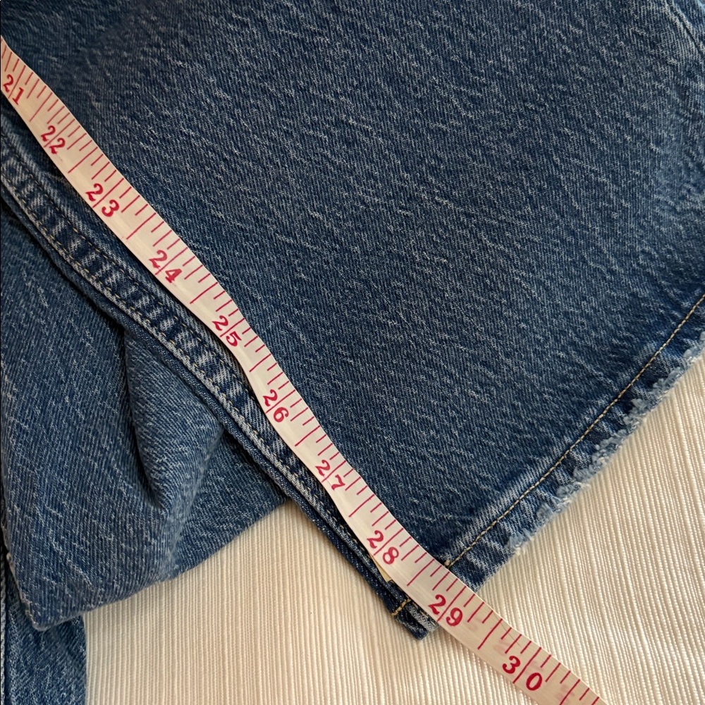 New GAP High Rise Cheeky Straight Size 30 Long medium blue - Picture 8 of 12